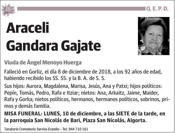 Araceli Gandara Gajate