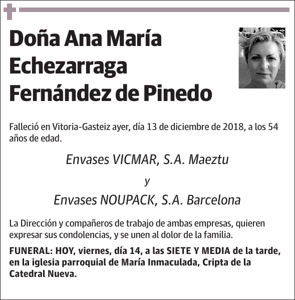 Ana María Echezarraga Fernández de Pinedo