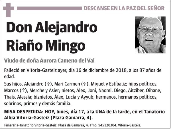 Alejandro Riaño Mingo