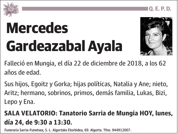 Mercedes Gardeazabal Ayala