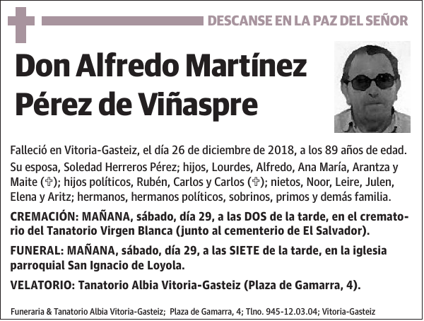 Alfredo Martínez Pérez de Viñaspre