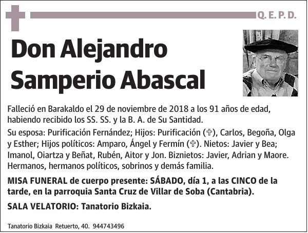 Alejandro Samperio Abascal
