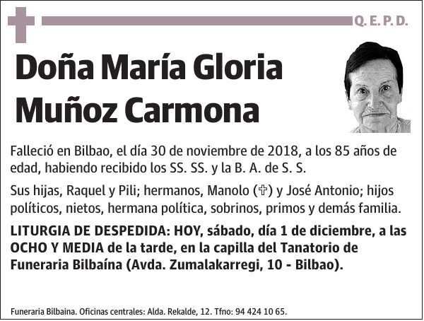 María Gloria Muñoz Carmona