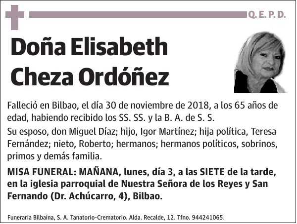 Elisabeth Cheza Ordóñez