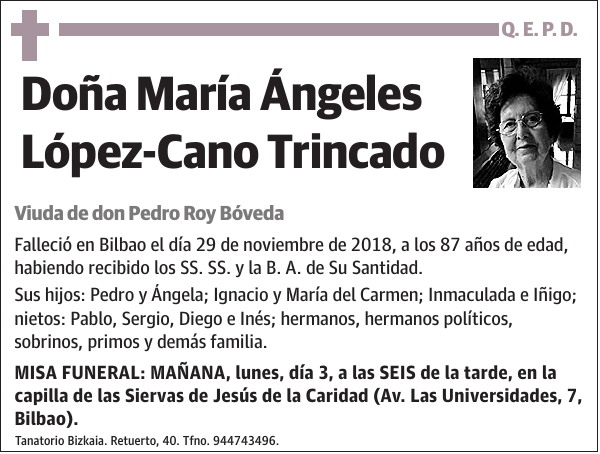 María Ángeles López-Cano Trincado