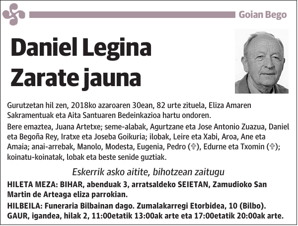 Daniel Legina Zarate