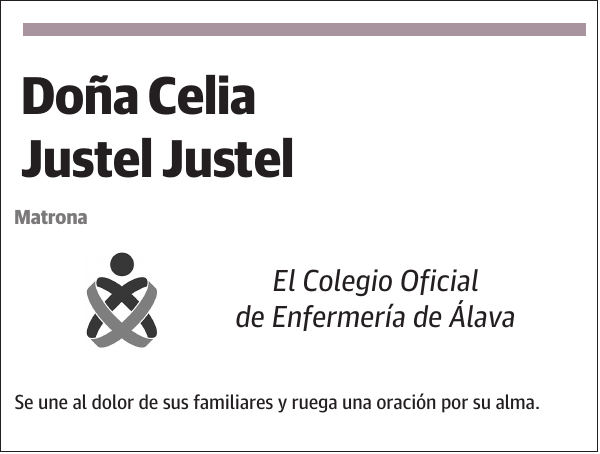 Celia Justel Justel Matrona