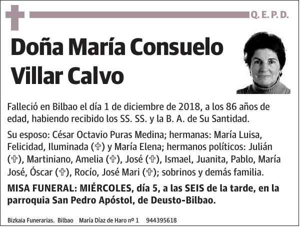 María Consuelo Villar Calvo