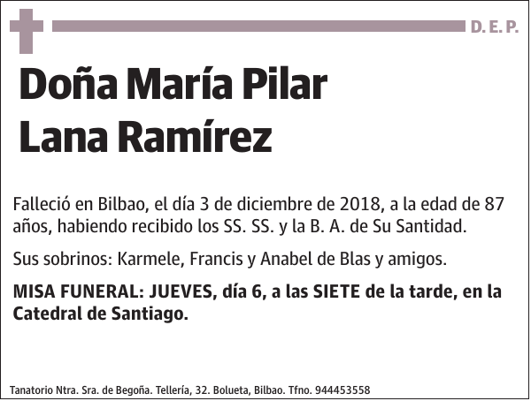 María Pilar Lana Ramírez