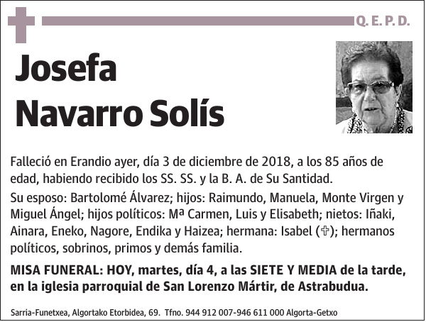 Josefa Navarro Solís