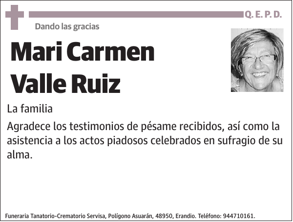 Mari Carmen Valle Ruiz