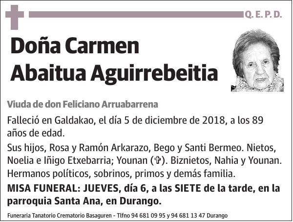 Carmen Abaitua Aguirrebeitia