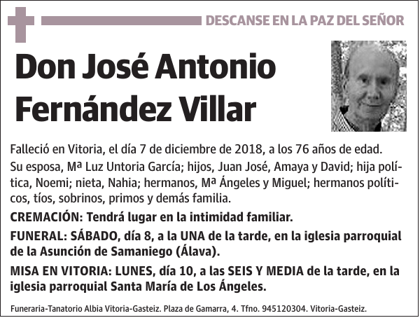 José Antonio Fernández Villar