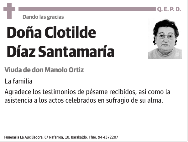 Clotilde Díaz Santamaría