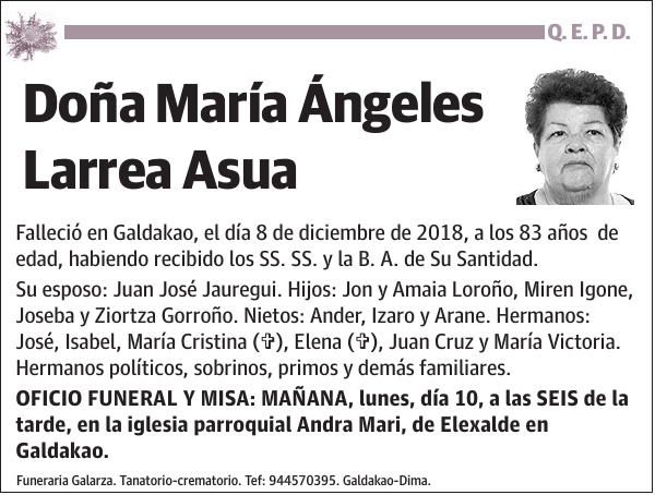 María Ángeles Larrea Asua