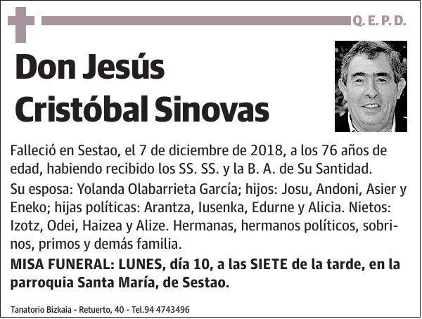 Jesús Cristóbal Sinovas