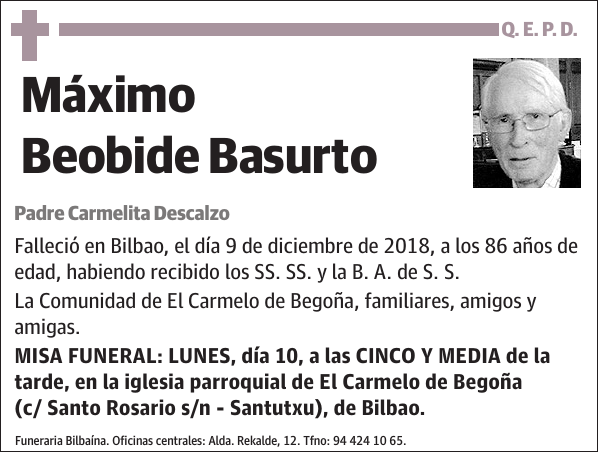 Máximo Beobide Basurto