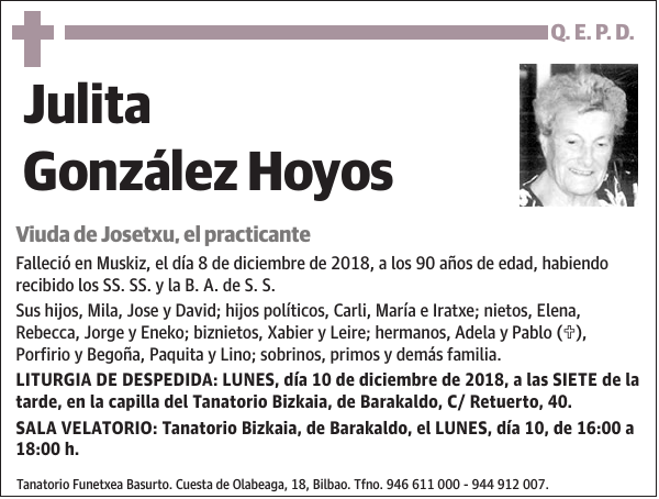 Julita González Hoyos