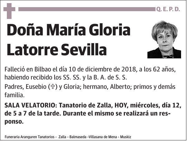 María Gloria Latorre Sevilla