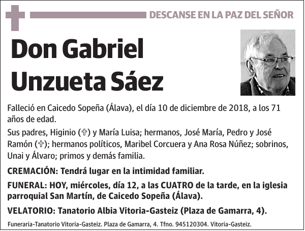 Gabriel Unzueta Sáez