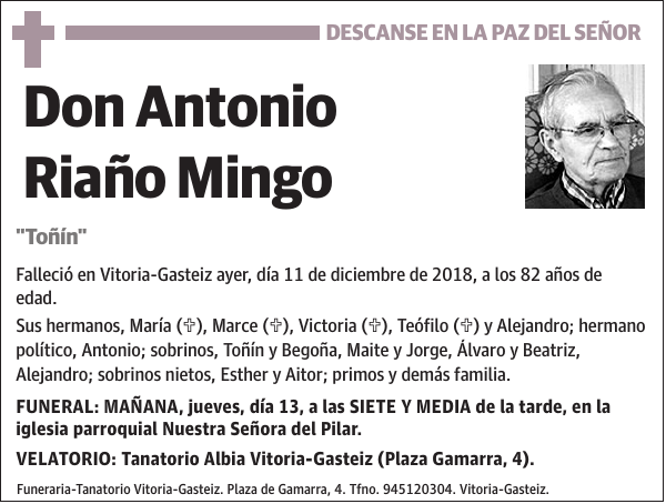 Antonio Riaño Mingo