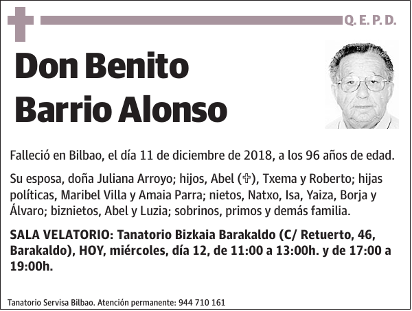 Benito Barrio Alonso