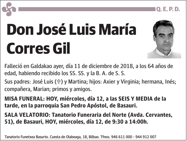 José Luis María Corres Gil