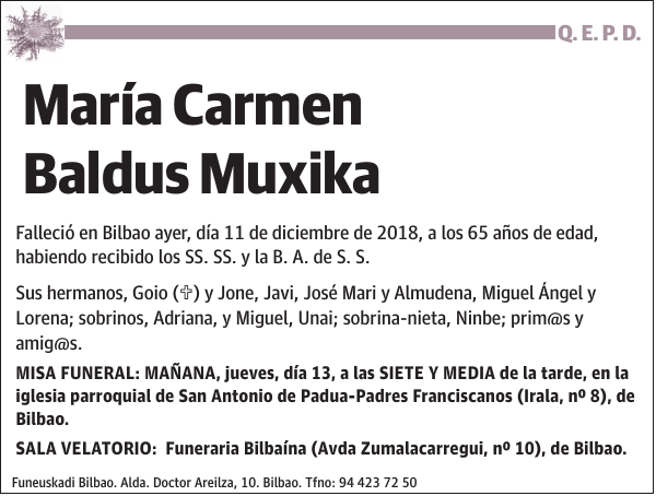 María Carmen Baldus Muxika