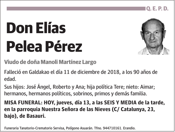 Elías Pelea Pérez