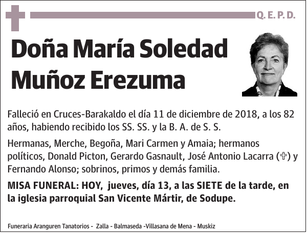 María Soledad Muñoz Erezuma