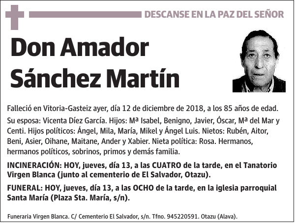 Amador Sánchez Martín