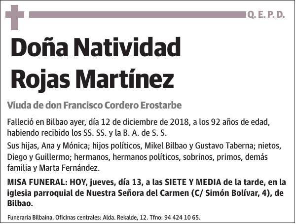 Natividad Rojas Martínez