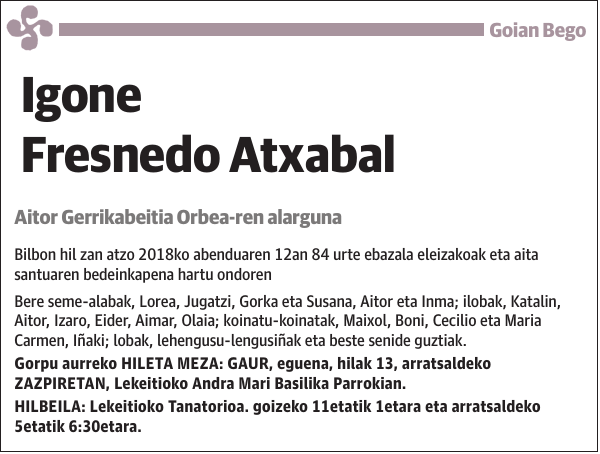 Igone Fresnedo Atxabal