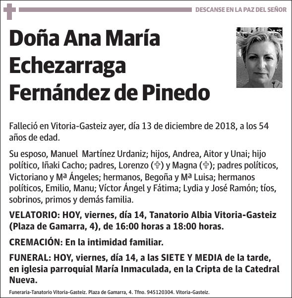 Ana María Echezarraga Fernández de Pinedo