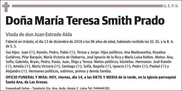 María Teresa Smith Prado