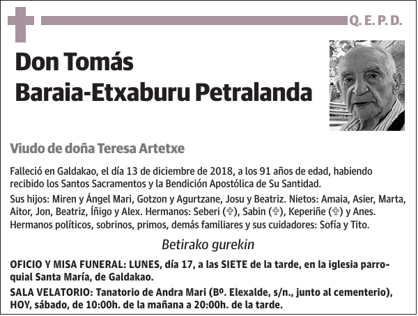 Tomás Baraia-Etxaburu Petralanda