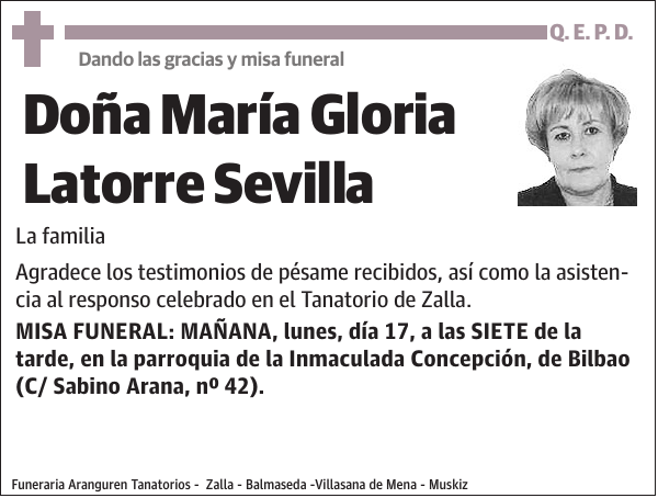 María Gloria Latorre Sevilla