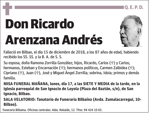 Ricardo Arenzana Andrés