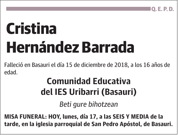 Cristina Hernández Barrada