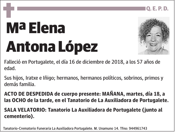 Mª Elena Antona López