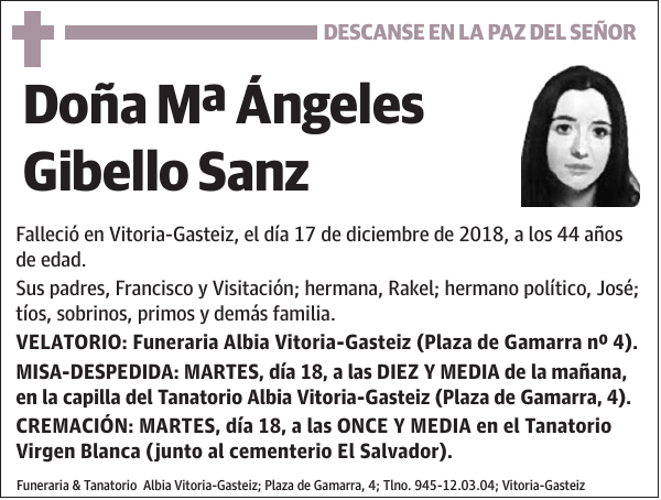 Mª Ángeles Gibello Sanz