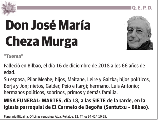 José María Cheza Murga Txema