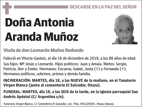 Antonia Aranda Muñoz