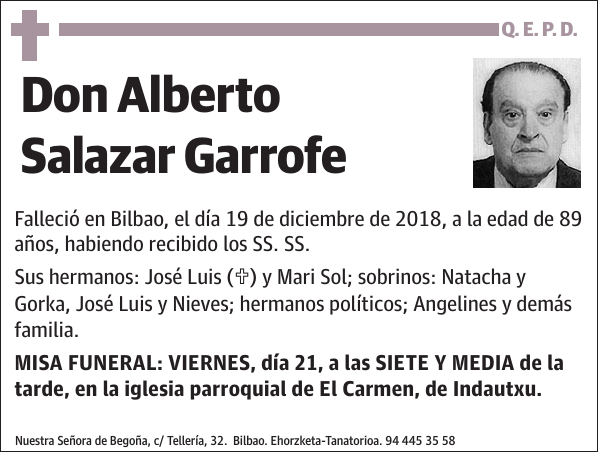 Alberto Salazar Garrofe