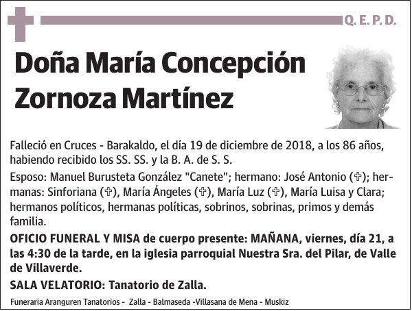 María Concepción Zornoza Martínez