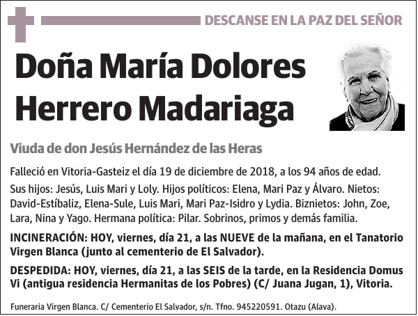 María Dolores Herrero Madariaga