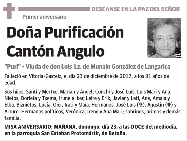 Purificación Cantón Angulo