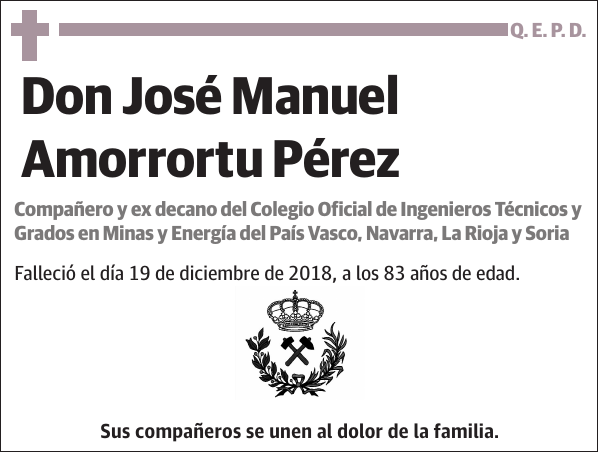 José Manuel Amorrortu Pérez