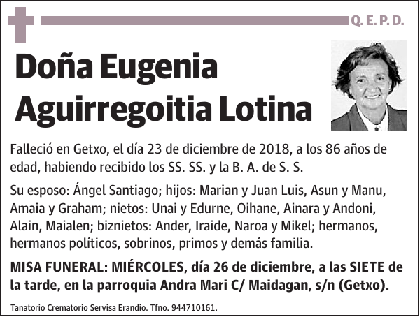 Eugenia Aguirregoitia Lotina