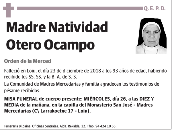 Natividad Otero Ocampo